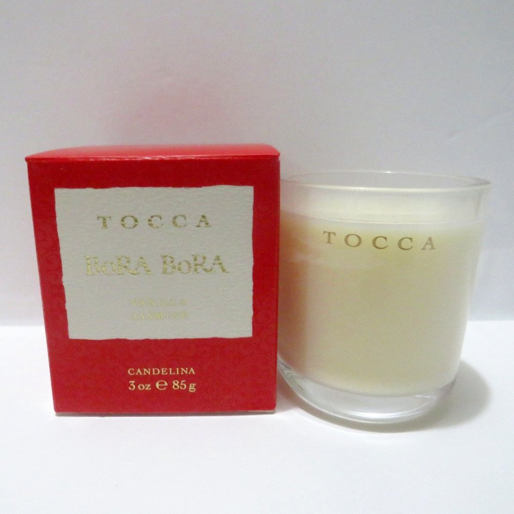 TOCCA BORA BORA VANILLA JASMINE CANDELINA 3 OZ